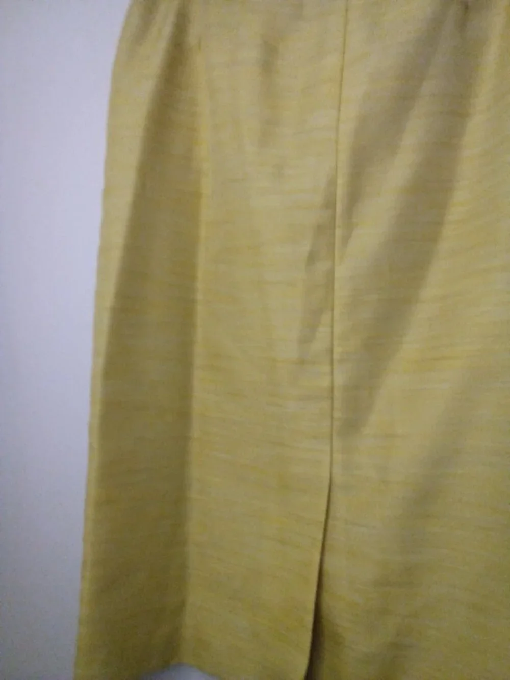 Kasper Skirt Women 8 Straight Classic Career Yellow